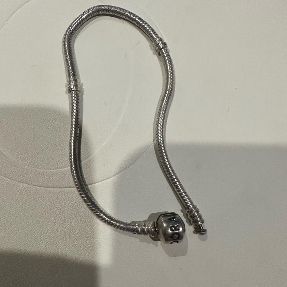 Pandora silver charm bracelet